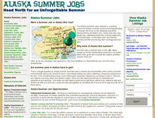 Tablet Screenshot of alaska-summer-jobs.com